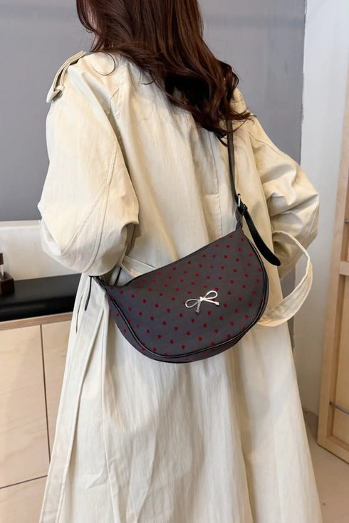 'Jolene' Bowknot Polyester Crossbody Bag - Celes Fashion